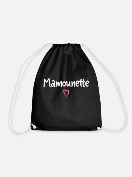 Mamounette cadeau - Sac de sport léger - noir