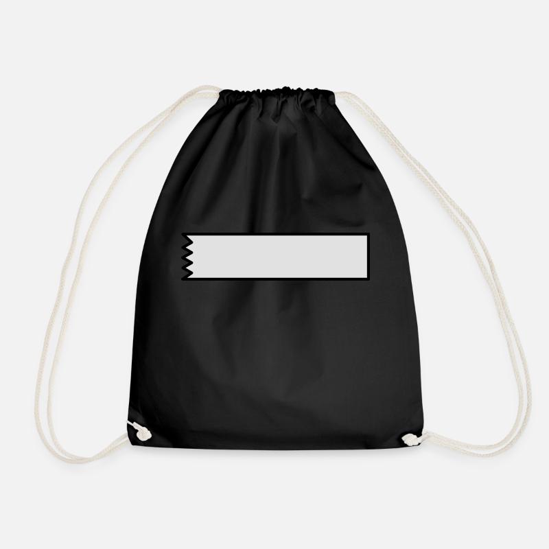 Tixo - Drawstring Bag - black