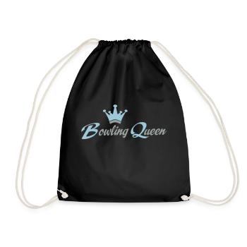 bowling - Drawstring Bag - black - Front
