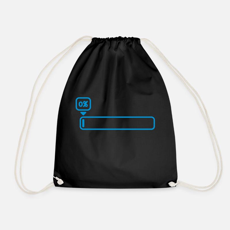 0 % - Drawstring Bag - black