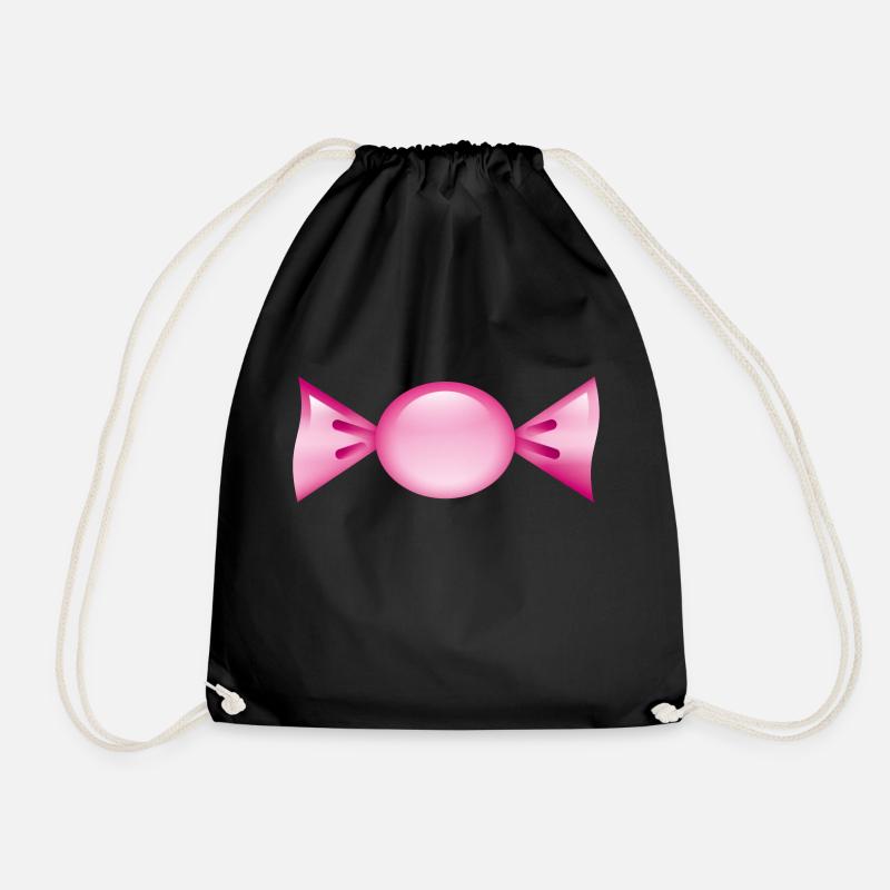 Smiley Candy - Turnbeutel - Schwarz