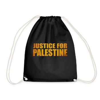 Justice pour la Palestine - Sac de sport léger - noir - Devant