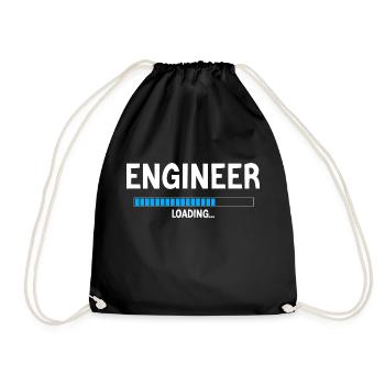 Engineer Ingénieur Cadeau Humour Personnalisé - Sac de sport léger - noir - Devant
