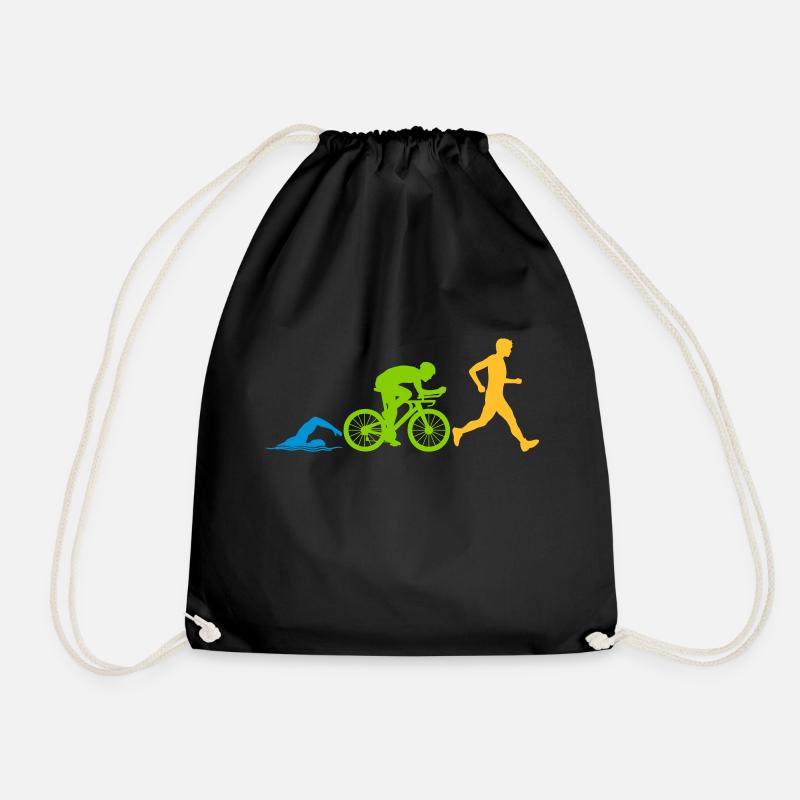 Compétition de triathlon sportif - Sac de sport léger - noir