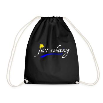 juste relaxant - Sac de sport léger - noir - Devant