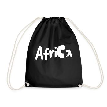 Afrique - Sac de sport léger - noir - Devant