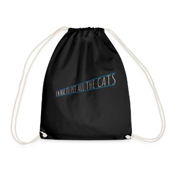 Animaux de compagnie tous les chats - Sac de sport léger - noir - Devant
