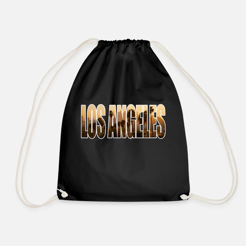 los angeles - Turnbeutel - Schwarz