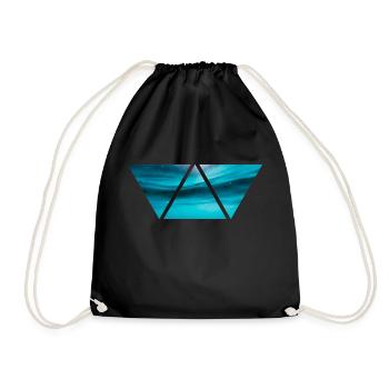 Triangle sous-marin Plongée Snorkeling Vacances - Sac de sport léger - noir - Devant
