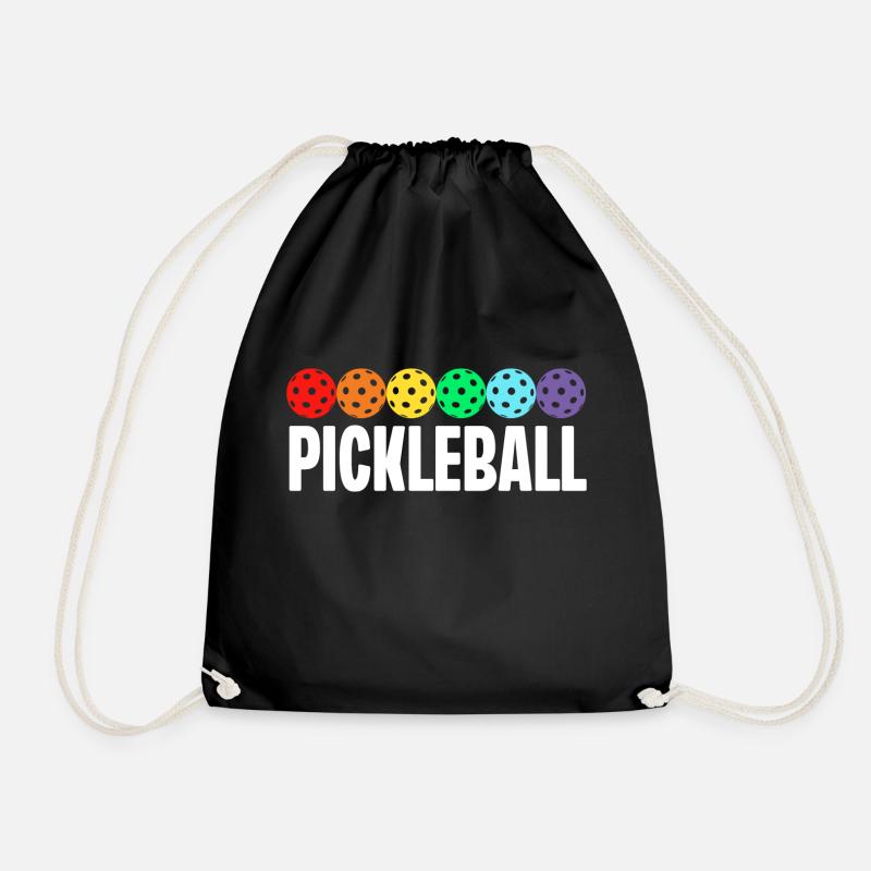 Pickleball - Turnbeutel - Schwarz