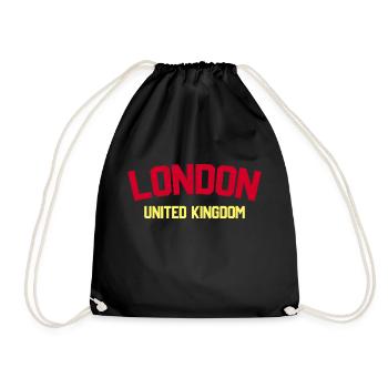 Londres Royaume-Uni - Sac de sport léger - noir - Devant
