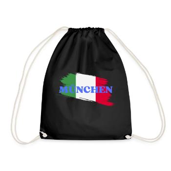 Munich - Drawstring Bag - black - Front