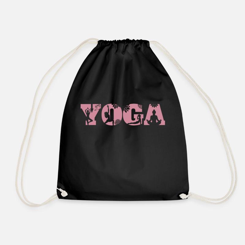 Yoga-Geschenkidee - Turnbeutel - Schwarz