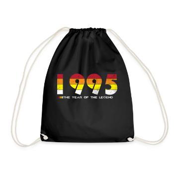 Millésime 1995 - L’année de la légende - Rétro 29 - Sac de sport léger - noir - Devant