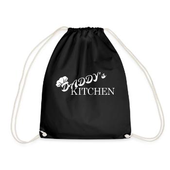 DADDY´s KITCHEN - Turnbeutel - Schwarz - Vorne