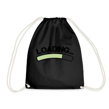 Loading - Drawstring Bag - black - Front