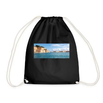 Valletta il-Belt Valletta Saluting Battery Malta - Drawstring Bag - black - Front