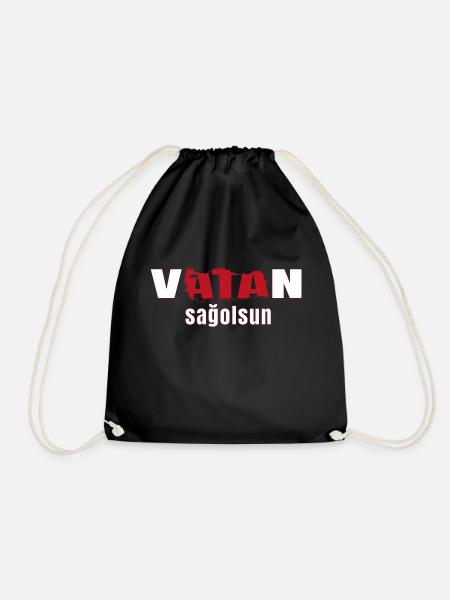 vatan sagolsun v7 - Turnbeutel - Schwarz