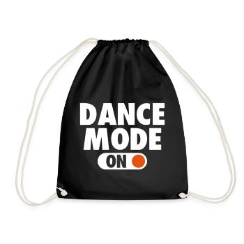 Funny Dance Mode - Turnbeutel - Schwarz - Vorne