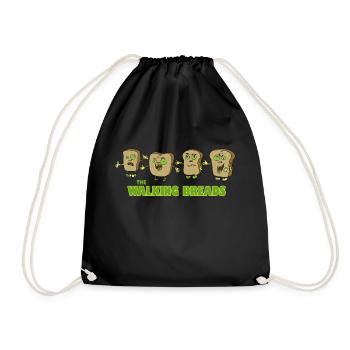 The Walking Breads, Halloween, effrayant, horreur - Sac de sport léger - noir - Devant