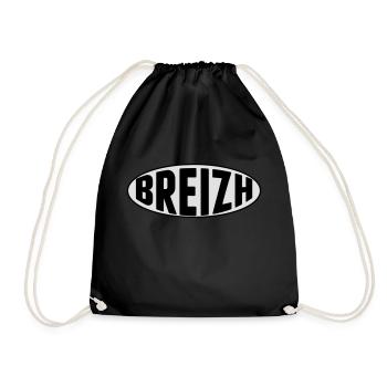 Breizh Bretagne - Sac de sport léger - noir - Devant