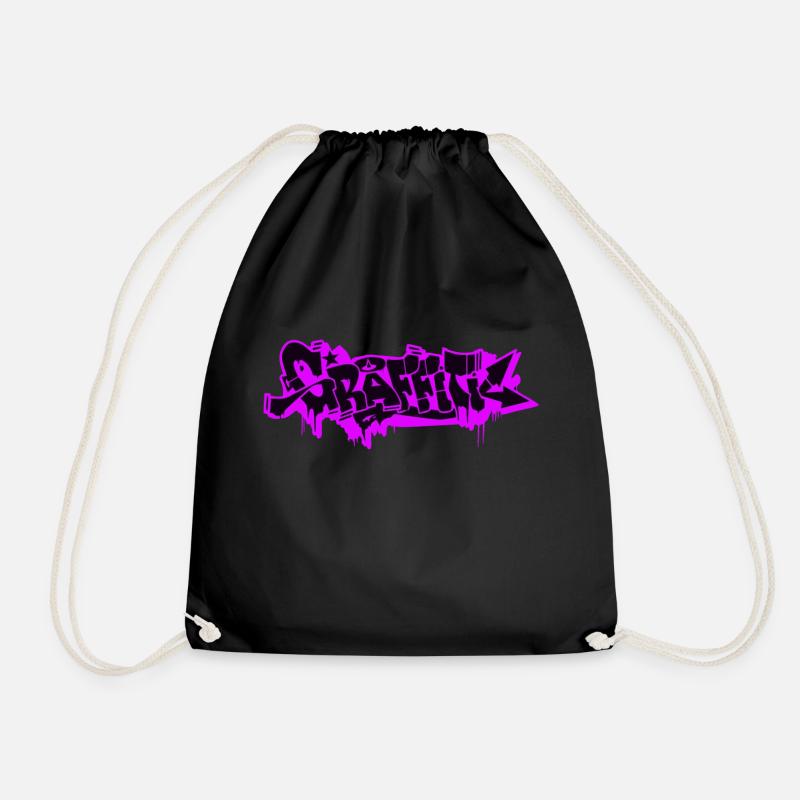 GRAFFITI - Sac de sport léger - noir