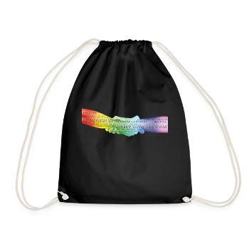 Aiguilles arc-en-ciel Corona - Sac de sport léger - noir - Devant