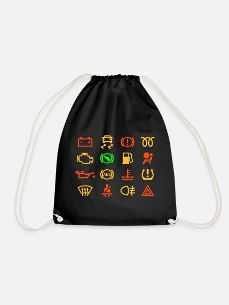 Voyants de voiture - Sac de sport léger - noir