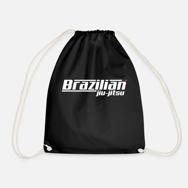 Brasilianische Jiu Jitsu Zeichen BJJ - Turnbeutel - Schwarz
