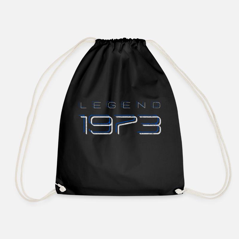 Legend 1973 - Drawstring Bag - black