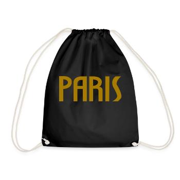 Paris - Sac de sport léger - noir - Devant
