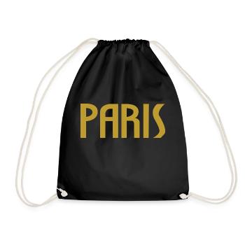 Paris - Sac de sport léger - noir - Devant
