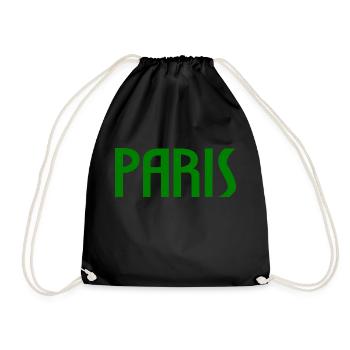 Paris - Sac de sport léger - noir - Devant