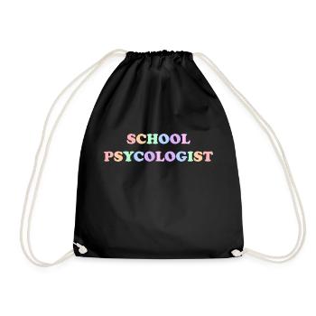 School Psycologist - Drawstring Bag - black - Front