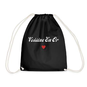 voisine en or - Sac de sport léger - noir - Devant