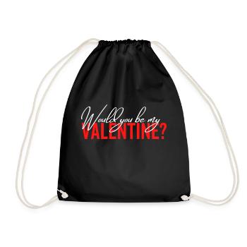 Seriez-vous mon Valentin - Sac de sport léger - noir - Devant