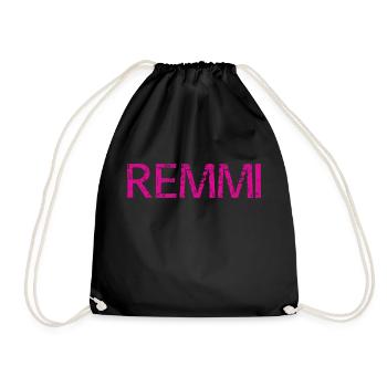 REMMI | Remmi-Demmi | Partnerlook - Turnbeutel - Schwarz - Vorne