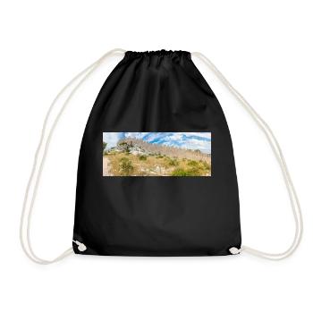 The Wall of Oštrica (Bedem Grebastica) Croatia - Drawstring Bag - black - Front