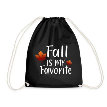 L’automne est mon préféré - Sac de sport léger - noir - Devant