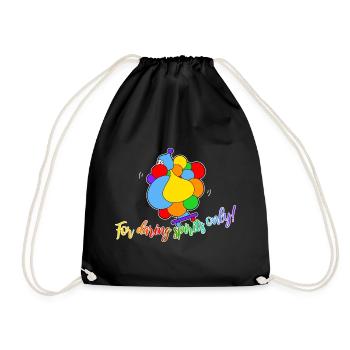 Rider de skateboard - Sac de sport léger - noir - Devant