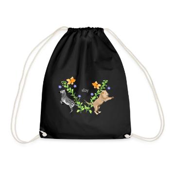 Slay - Drawstring Bag - black - Front