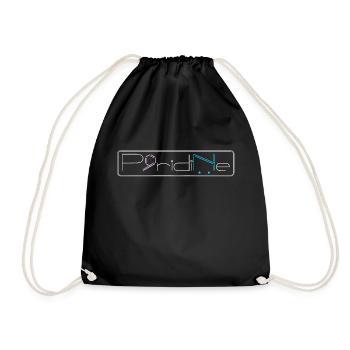Pyridine - Drawstring Bag - black - Front