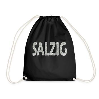 Salzig-Sauer-Wütend - Turnbeutel - Schwarz - Vorne
