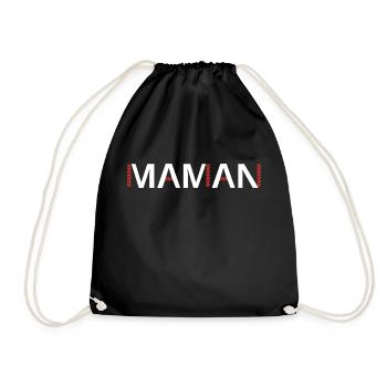 Idée cadeau maman - Sac de sport léger - noir - Devant