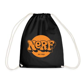 Nerf 1969 Logo Orange - Sac de sport léger - noir - Devant