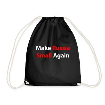 Make Russia Small Again - Sac de sport léger - noir - Devant