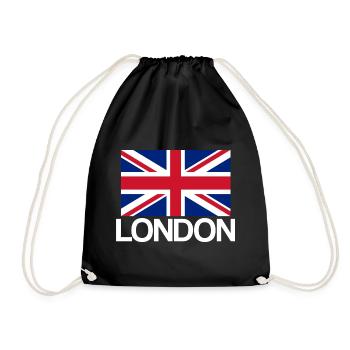 Londres - Sac de sport léger - noir - Devant