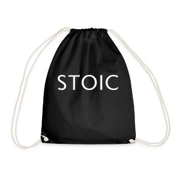 Stoicism T-Shirt - Drawstring Bag - black - Front