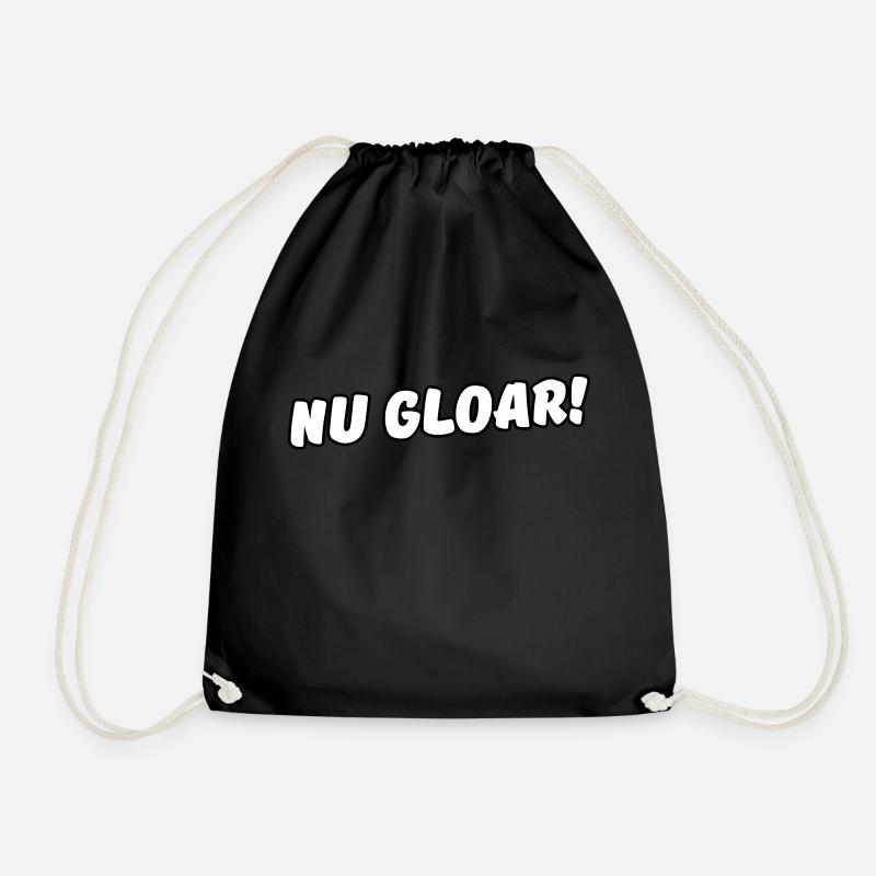 nugloar - sächsisch - Turnbeutel - Schwarz