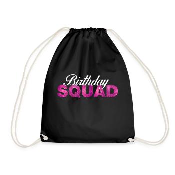 Équipe d'anniversaire - Sac de sport léger - noir - Devant